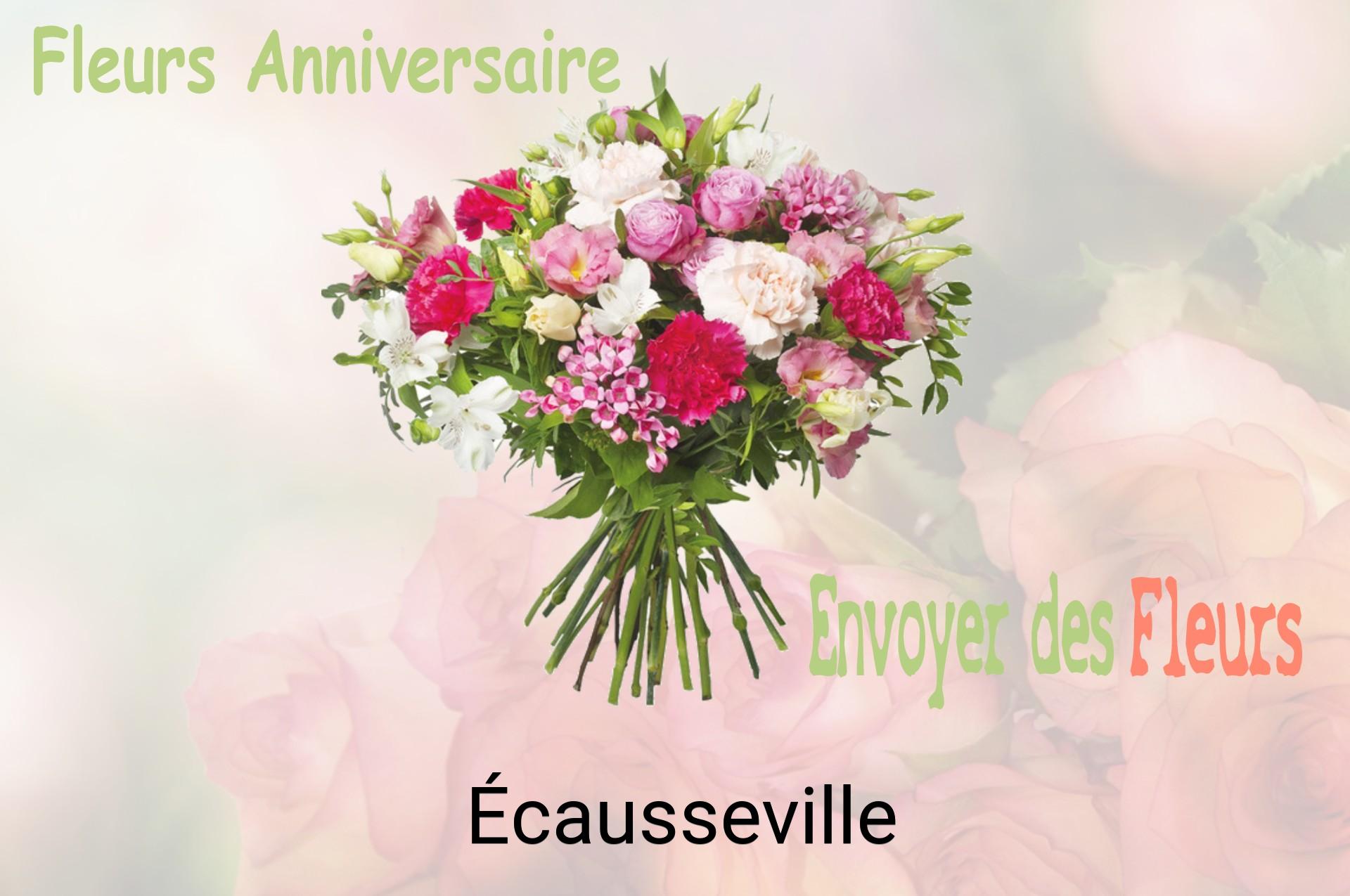 Bouquet de fleurs d’anniversaire livré à Écausseville