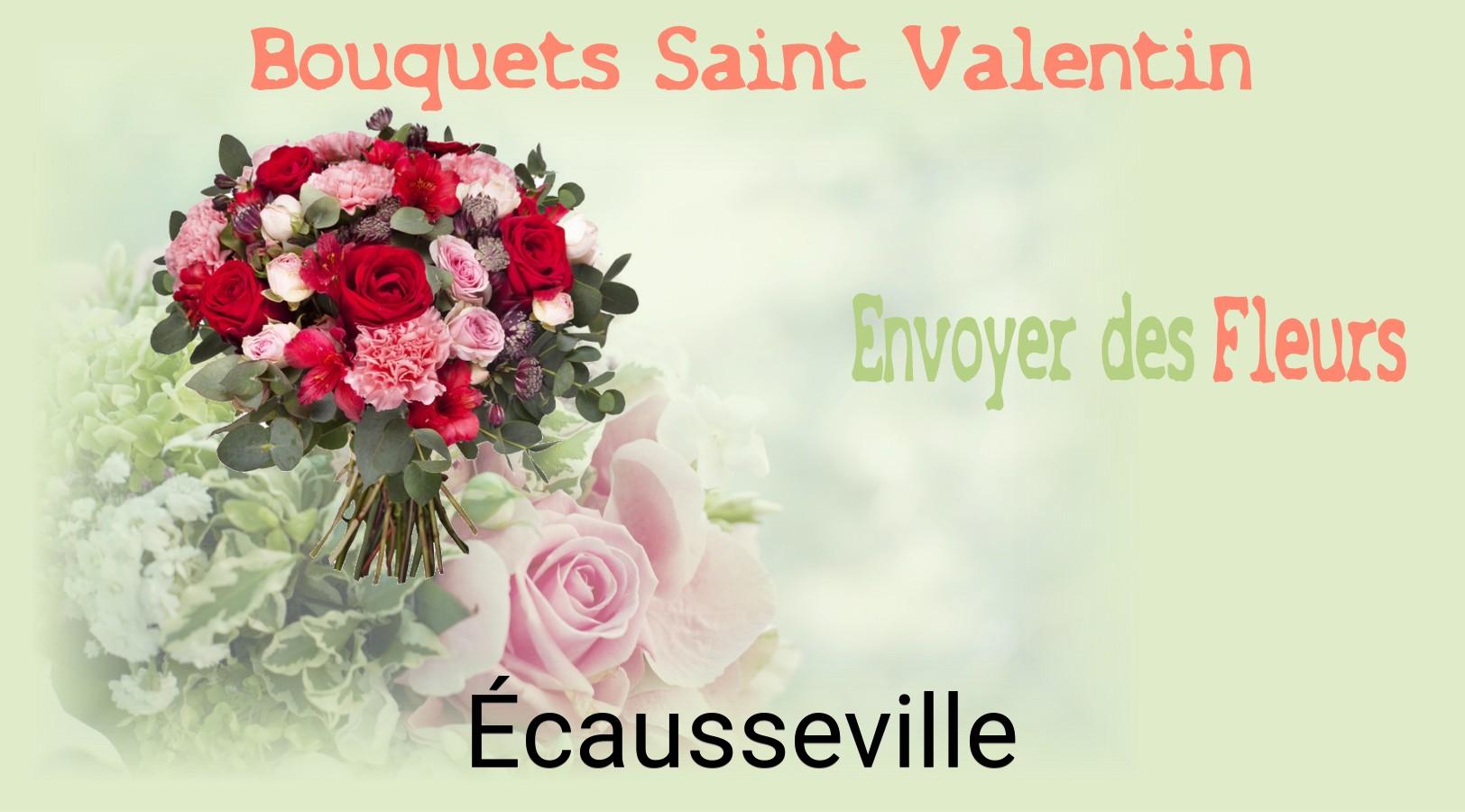 Roses de Saint-Valentin livrées à Écausseville